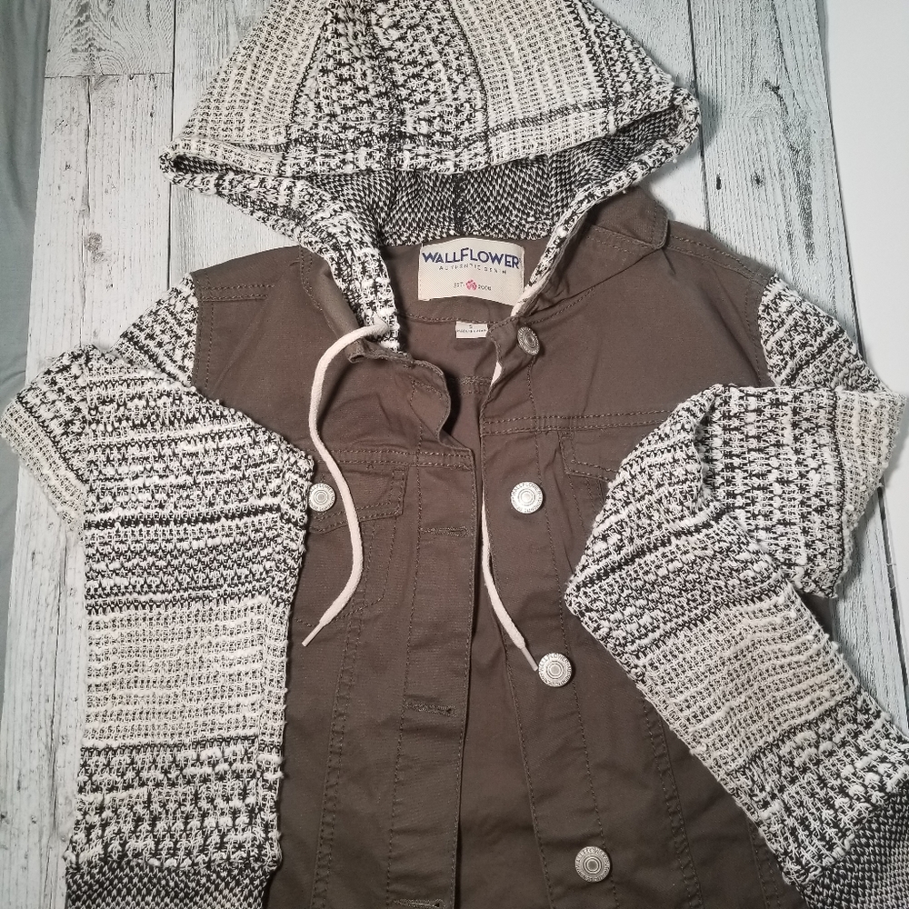 Olive Green Denim Jacket